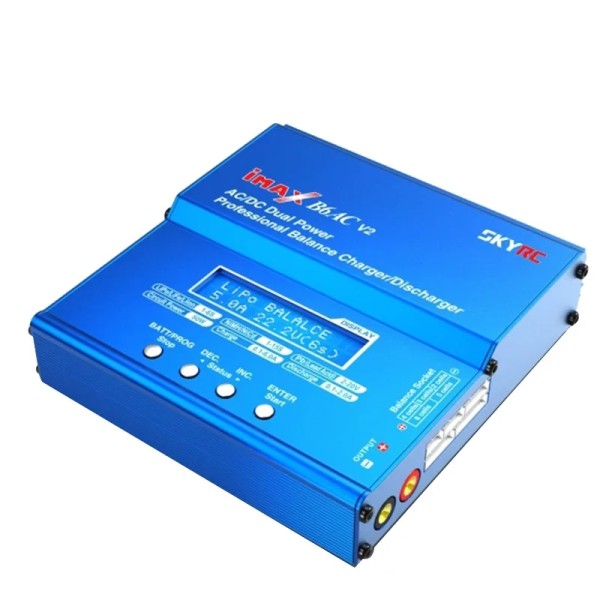 Cargador y Descargador SKYRC IMAX B6AC V2 6A con Pantalla LCD, Modo Re-peak para Baterías de Modelos RC con QC3.0, Accesorios para Drones, Gran Venta